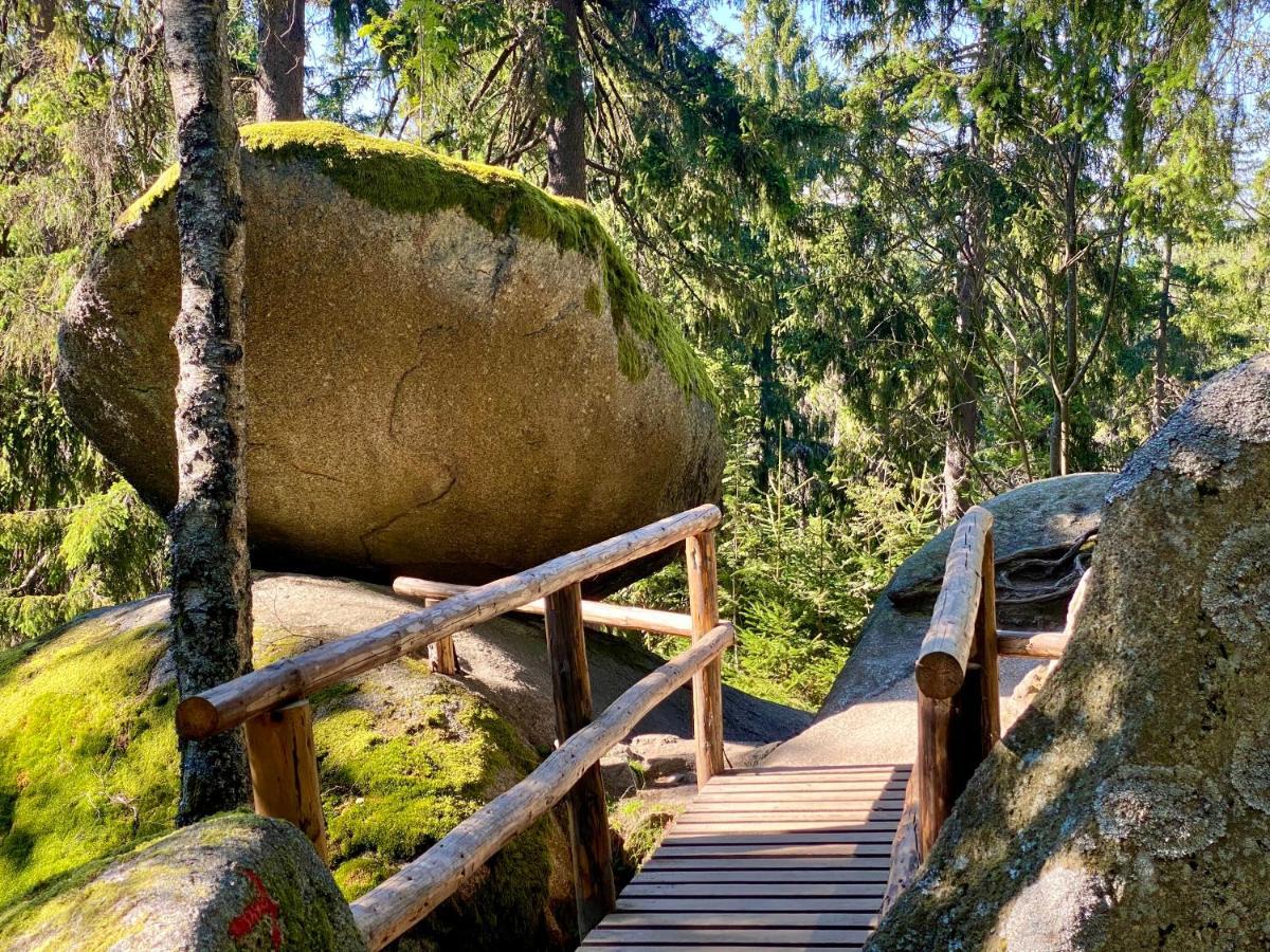 Ferienwohnung Oxana Im Naturpark Fichtelgebirge Schonwald  Kültér fotó