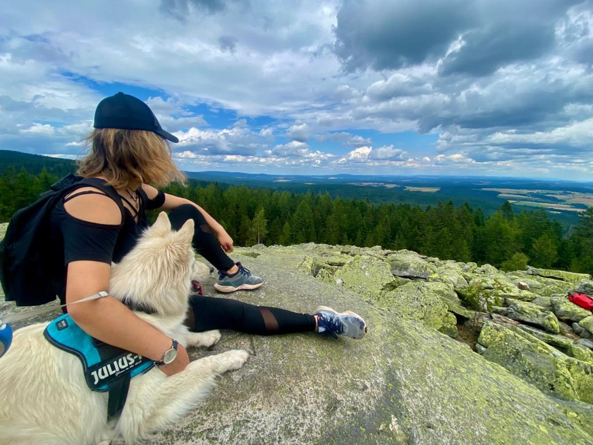 Ferienwohnung Oxana Im Naturpark Fichtelgebirge Schonwald  Kültér fotó