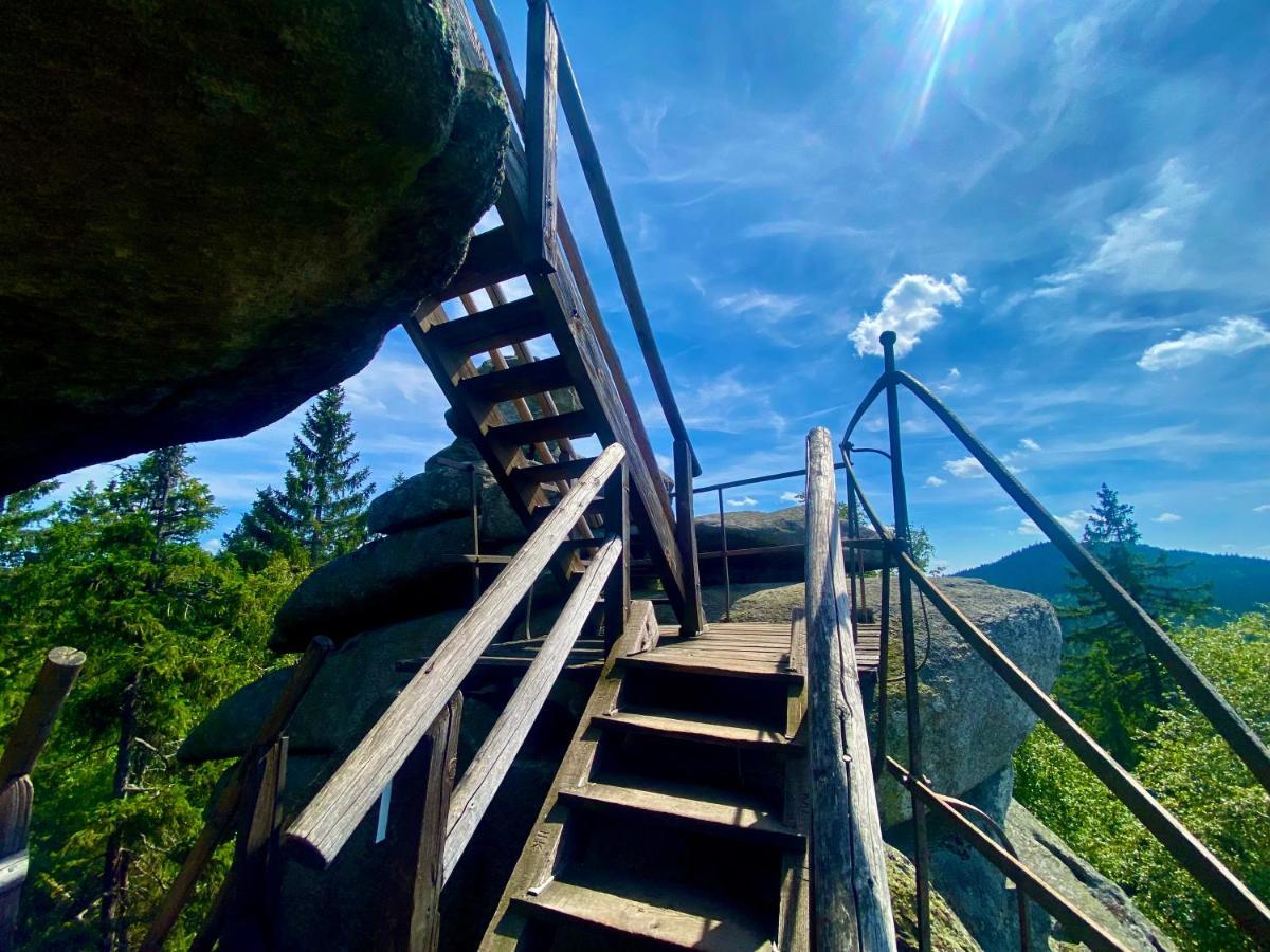 Ferienwohnung Oxana Im Naturpark Fichtelgebirge Schonwald  Kültér fotó
