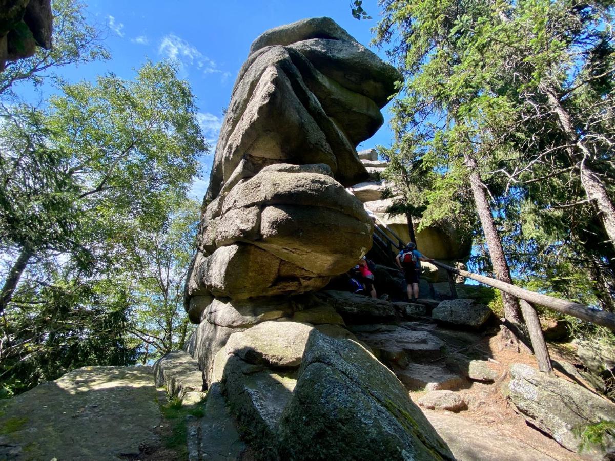 Ferienwohnung Oxana Im Naturpark Fichtelgebirge Schonwald  Kültér fotó